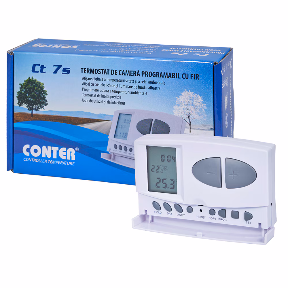 res_1394ebfe4ce28d71af577ad9fffaeba8 Termostat programabil cu fir Conter CT7S(C7) - imagine 1